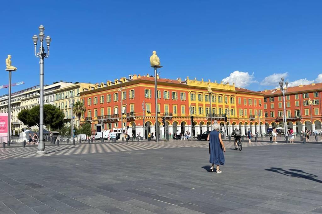 Spacious 3 Bedroom Flat Nice Center - Magnificent View-Parking Екстериор снимка