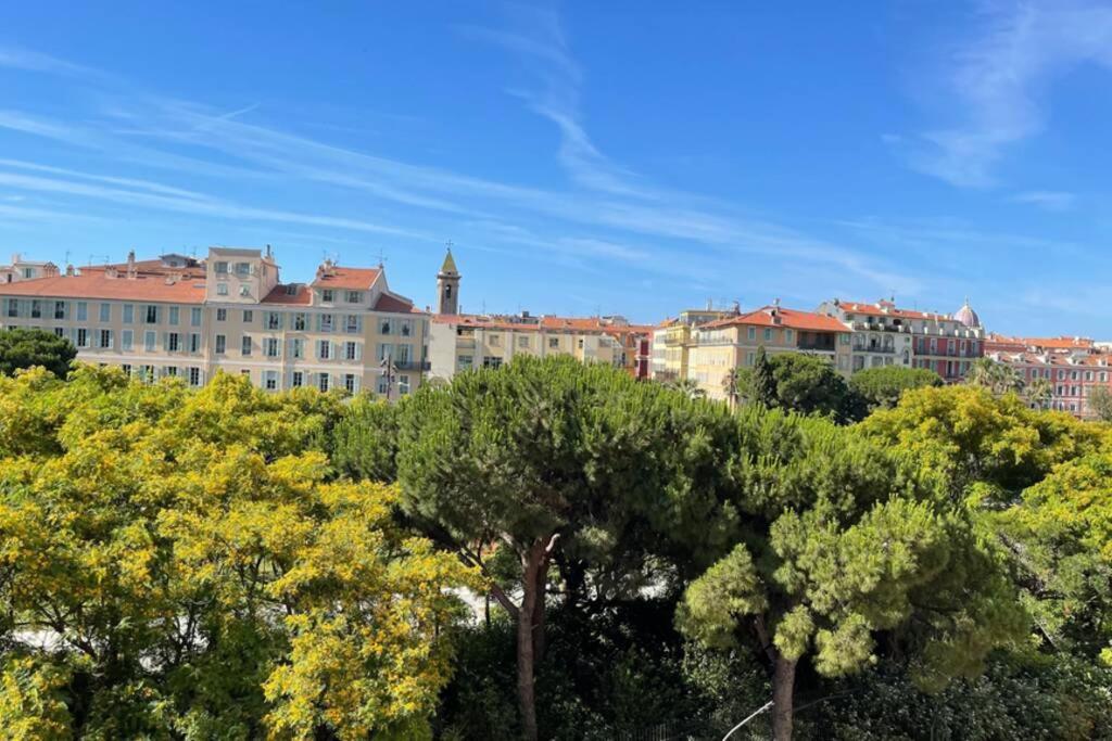 Spacious 3 Bedroom Flat Nice Center - Magnificent View-Parking Екстериор снимка