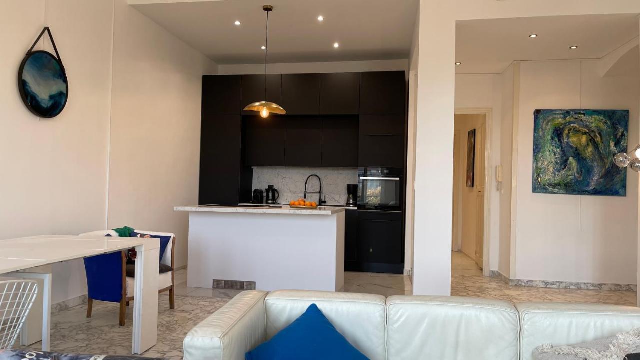 Spacious 3 Bedroom Flat Nice Center - Magnificent View-Parking Екстериор снимка