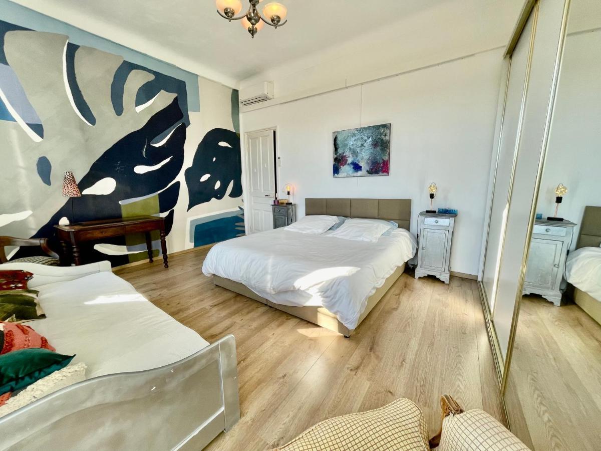 Spacious 3 Bedroom Flat Nice Center - Magnificent View-Parking Екстериор снимка