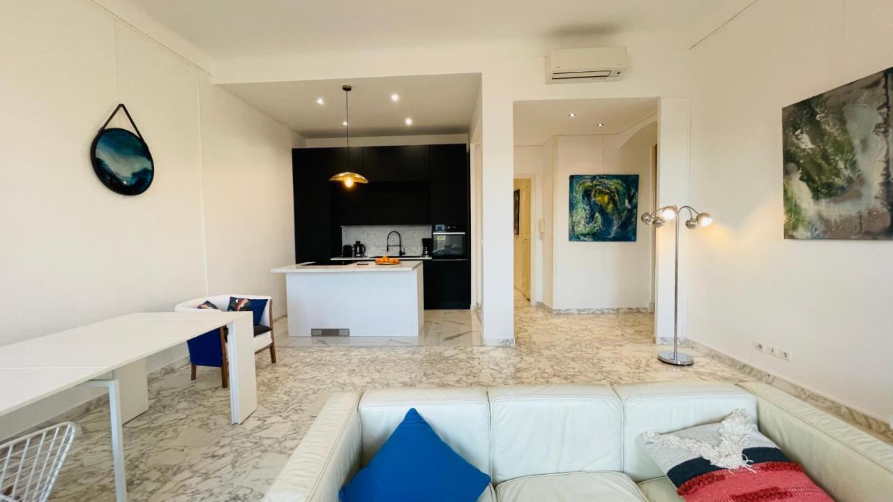 Spacious 3 Bedroom Flat Nice Center - Magnificent View-Parking Екстериор снимка