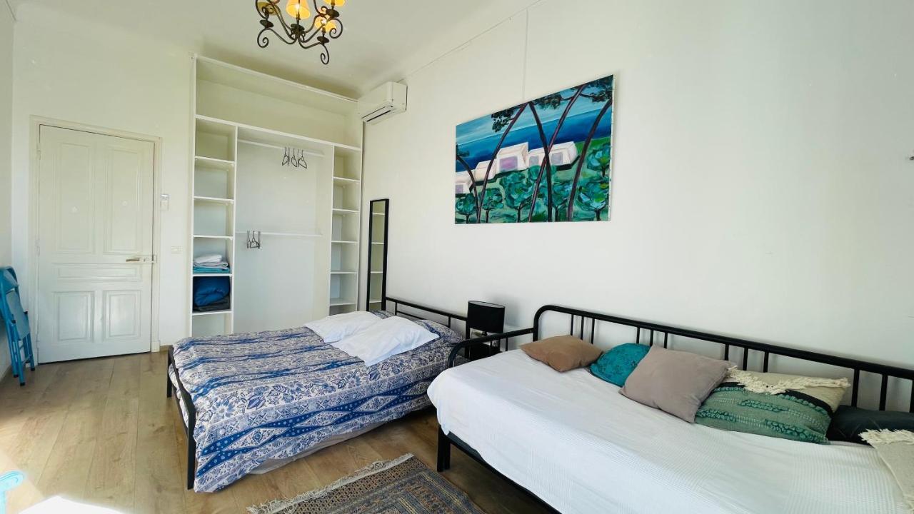 Spacious 3 Bedroom Flat Nice Center - Magnificent View-Parking Екстериор снимка